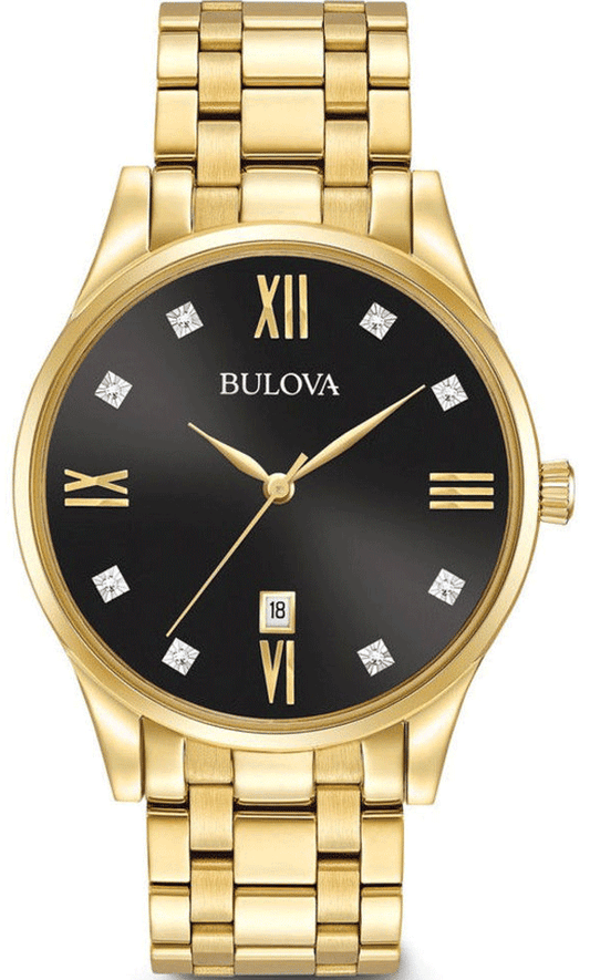 Bulova — Classic Black Diamond Dial (97D108)