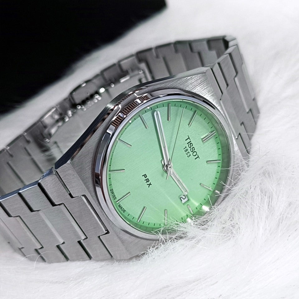 Tissot — PRX Quartz "Mint Green" (T137.410.11.091.01)
